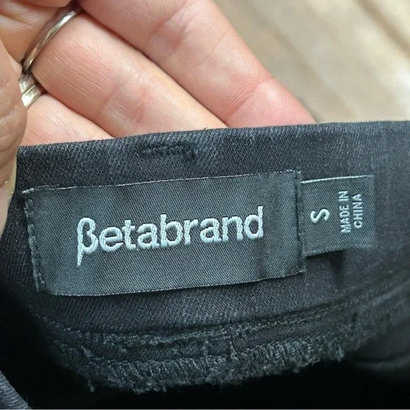 Betabrand pull on straight leg jeans - Picture 4 of 7